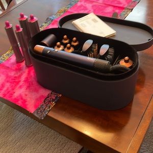 Pre-owned like new Dyson Airwrap with additional barrels